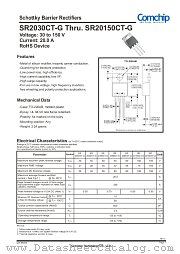 SR2060CT-G datasheet pdf Comchip Technology