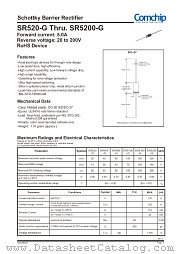 SR540-G datasheet pdf Comchip Technology
