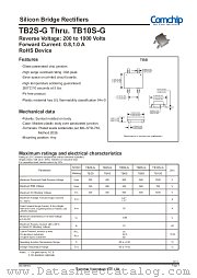 TB2S-G datasheet pdf Comchip Technology