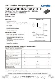 TV06B640J-HF datasheet pdf Comchip Technology