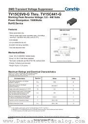 TV15C170J-G datasheet pdf Comchip Technology