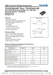 TV15C260J-HF datasheet pdf Comchip Technology