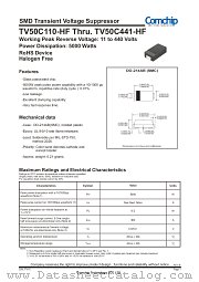 TV50C850JB-HF datasheet pdf Comchip Technology