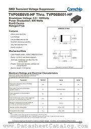 TVP06B56A-HF datasheet pdf Comchip Technology