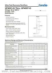 UF4003-G datasheet pdf Comchip Technology