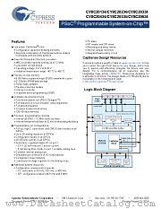 CY8C20534-12PVXI datasheet pdf Cypress
