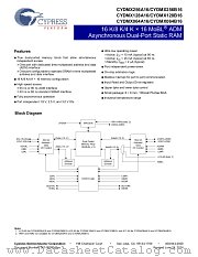 CYDMX128A16-65BVXIT datasheet pdf Cypress