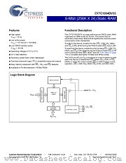 CY7C1034DV33-10BGXI datasheet pdf Cypress