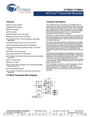 CY7B933-JXIT datasheet pdf Cypress