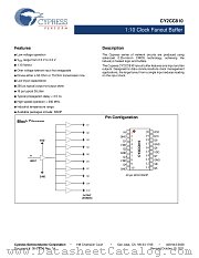 CY2CC810OXIT datasheet pdf Cypress