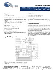 CY14B104K-ZS45XI datasheet pdf Cypress