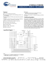 CY14B104LA-ZS25XIT datasheet pdf Cypress