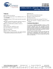 CY14B108K-ZS45XI datasheet pdf Cypress