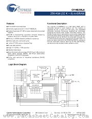 CY14B256LA-SZ25XI datasheet pdf Cypress