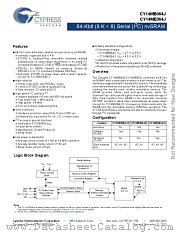 CY14ME064J2-SXIT datasheet pdf Cypress