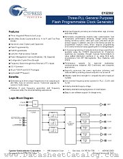 CY22392FXIT datasheet pdf Cypress
