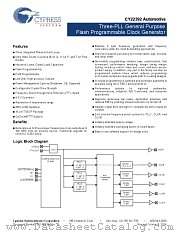 CY22392FXA datasheet pdf Cypress
