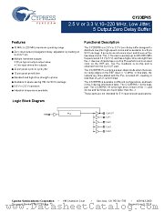 CY23EP05SXI-1 datasheet pdf Cypress