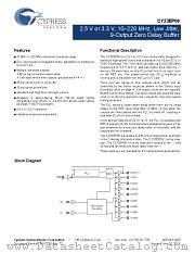 CY23EP09SXI-1H datasheet pdf Cypress