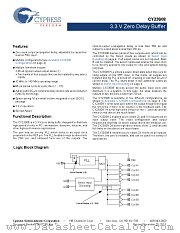 CY23S08SXI-1H datasheet pdf Cypress