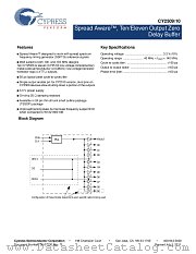 CY2510ZXC-1T datasheet pdf Cypress