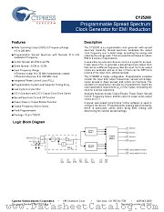 CY25200KFZXC datasheet pdf Cypress