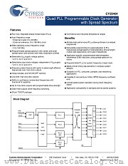 CY25404ZXI datasheet pdf Cypress