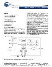 CY25561SXCT datasheet pdf Cypress