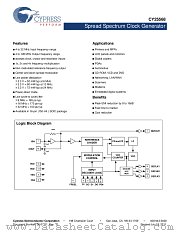 CY25568SXC datasheet pdf Cypress