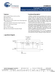 CY26049ZXC-36T datasheet pdf Cypress