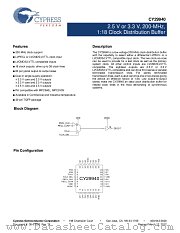 CY29940AXCT datasheet pdf Cypress