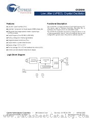 CY2X014FLXI datasheet pdf Cypress
