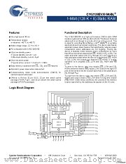 CY62128EV30LL-45SXI datasheet pdf Cypress