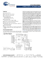 CY62137EV30LL-45BVXI datasheet pdf Cypress