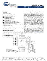 CY62137FV18LL-55BVXIT datasheet pdf Cypress