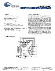 CY62138EV30LL-45BVXI datasheet pdf Cypress