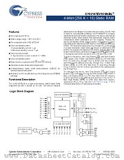 CY62147EV18LL-55BVXIT datasheet pdf Cypress