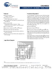 CY62148DV30LL-55SXI datasheet pdf Cypress