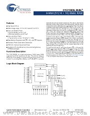 CY62156ESL-45BVXI datasheet pdf Cypress