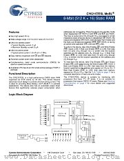 CY62157ESL-45ZSXI datasheet pdf Cypress