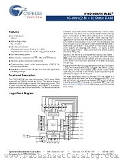 CY62168DV30LL-55BVIT datasheet pdf Cypress