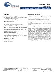 CY7B993V-2AXCT datasheet pdf Cypress