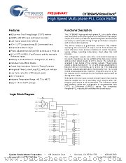 CY7B9945V-2AXIT datasheet pdf Cypress