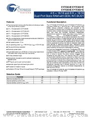 CY7C024E-55AXC datasheet pdf Cypress