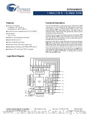 CY7C1019CV33-10ZXA datasheet pdf Cypress