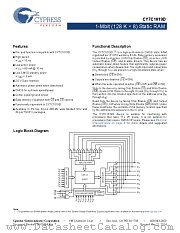 CY7C1019D-10VXIT datasheet pdf Cypress