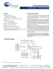 CY7C1021CV33-12VXE datasheet pdf Cypress