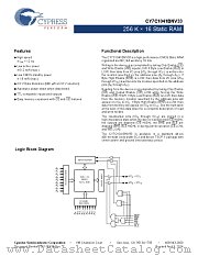 CY7C1041BNV33L-12ZXC datasheet pdf Cypress