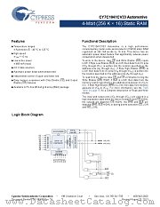 CY7C1041CV33-10BAJXET datasheet pdf Cypress
