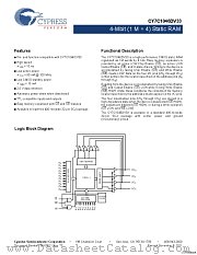 CY7C1046DV33-10VXIT datasheet pdf Cypress